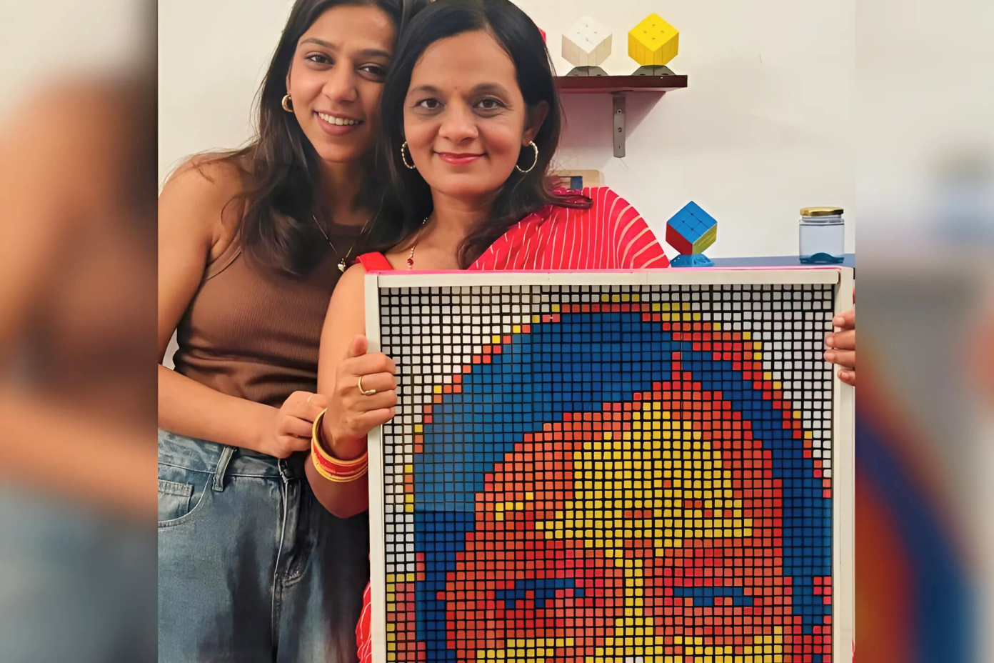 Top Rubik’s Cube Mosaic Artist in India | Unique Art Creations